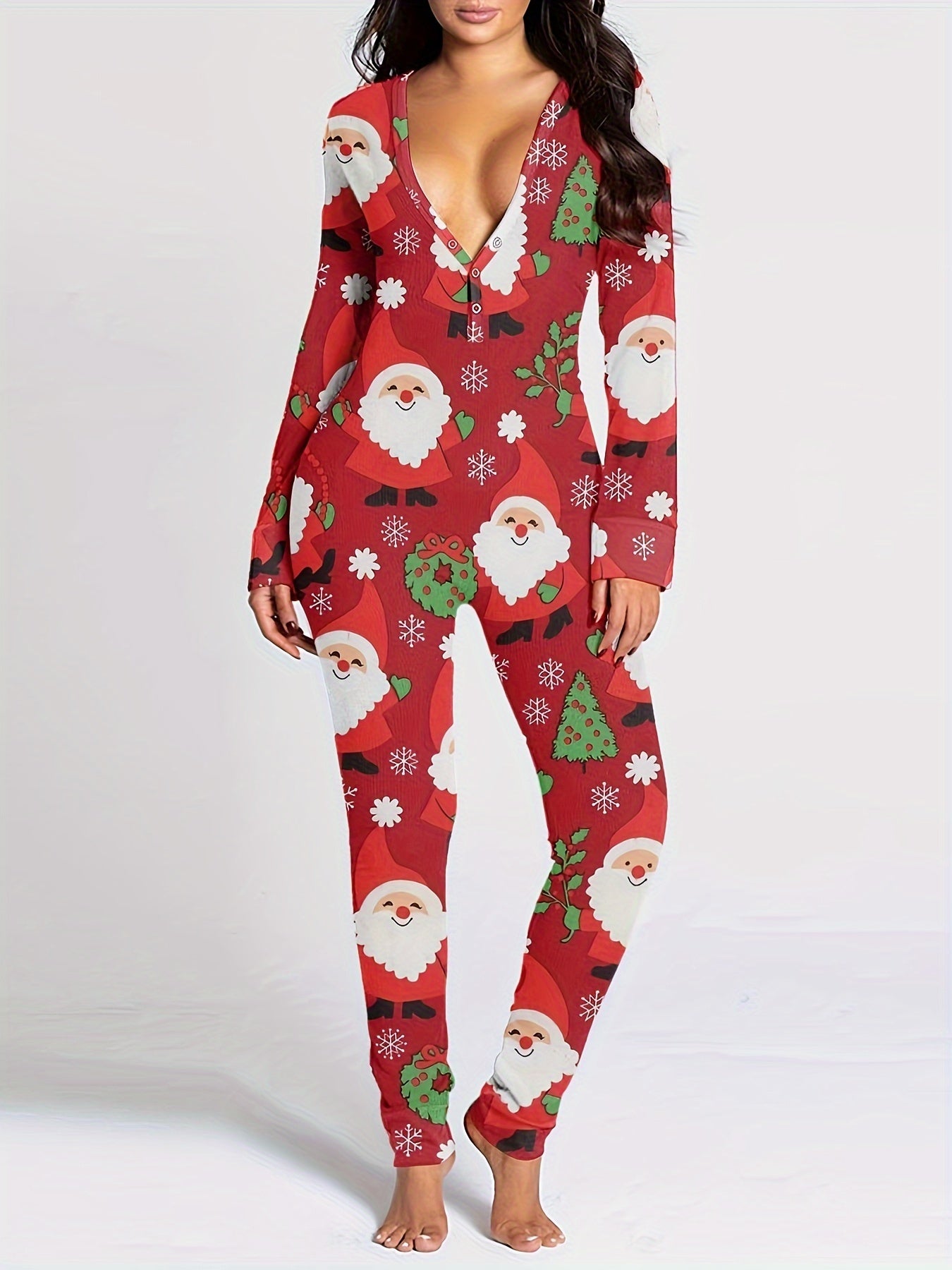 Combinaison Pyjama Noel Femme