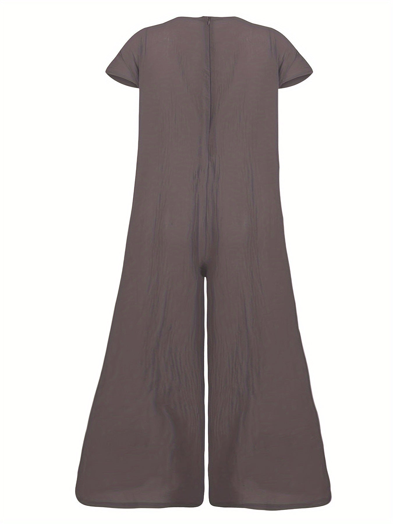 Combinaison Pantalon Femme Fluide Marron