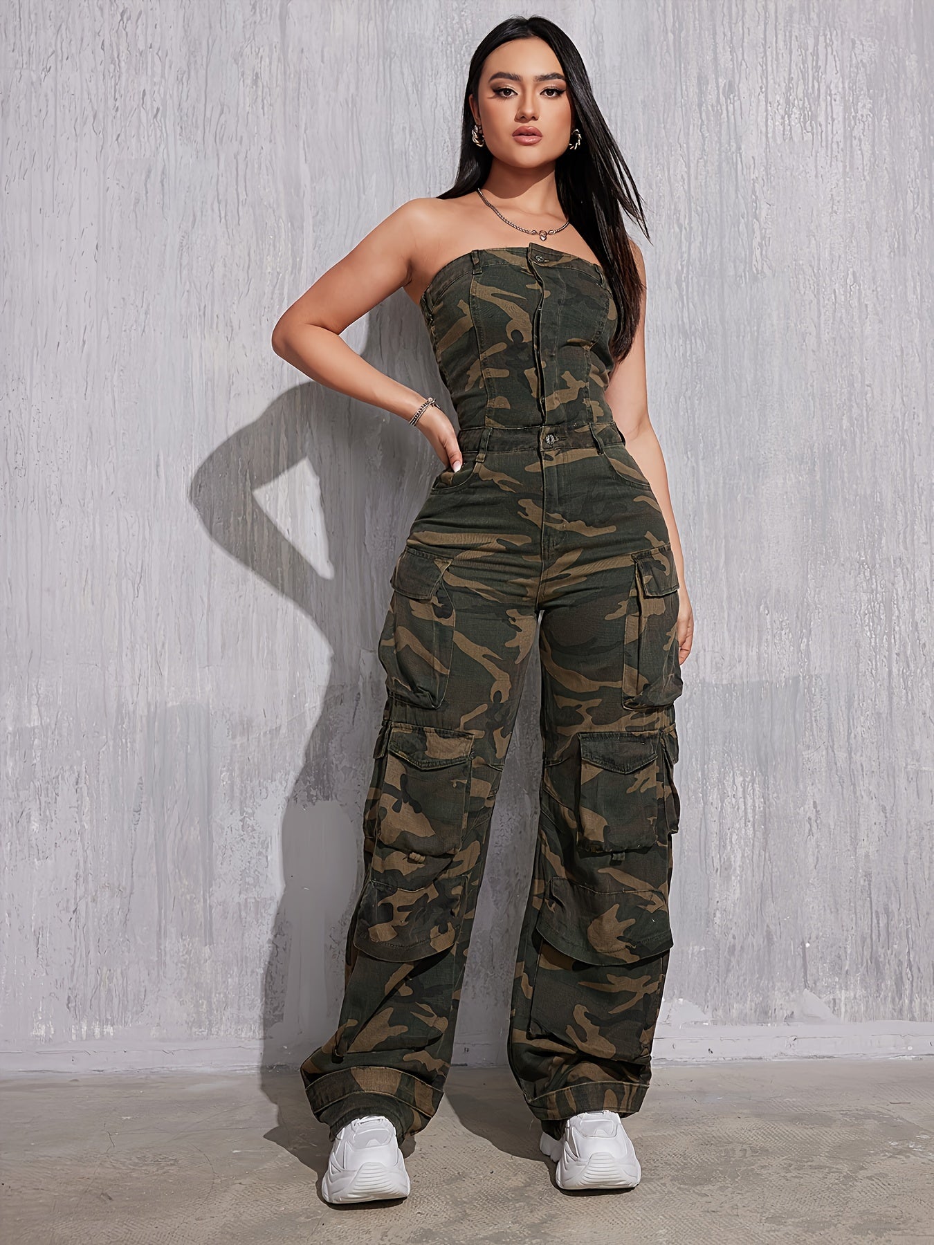 Combinaison Femme Pantalon Militaire