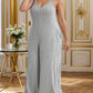 Combinaison Femme Grande Taille Grise