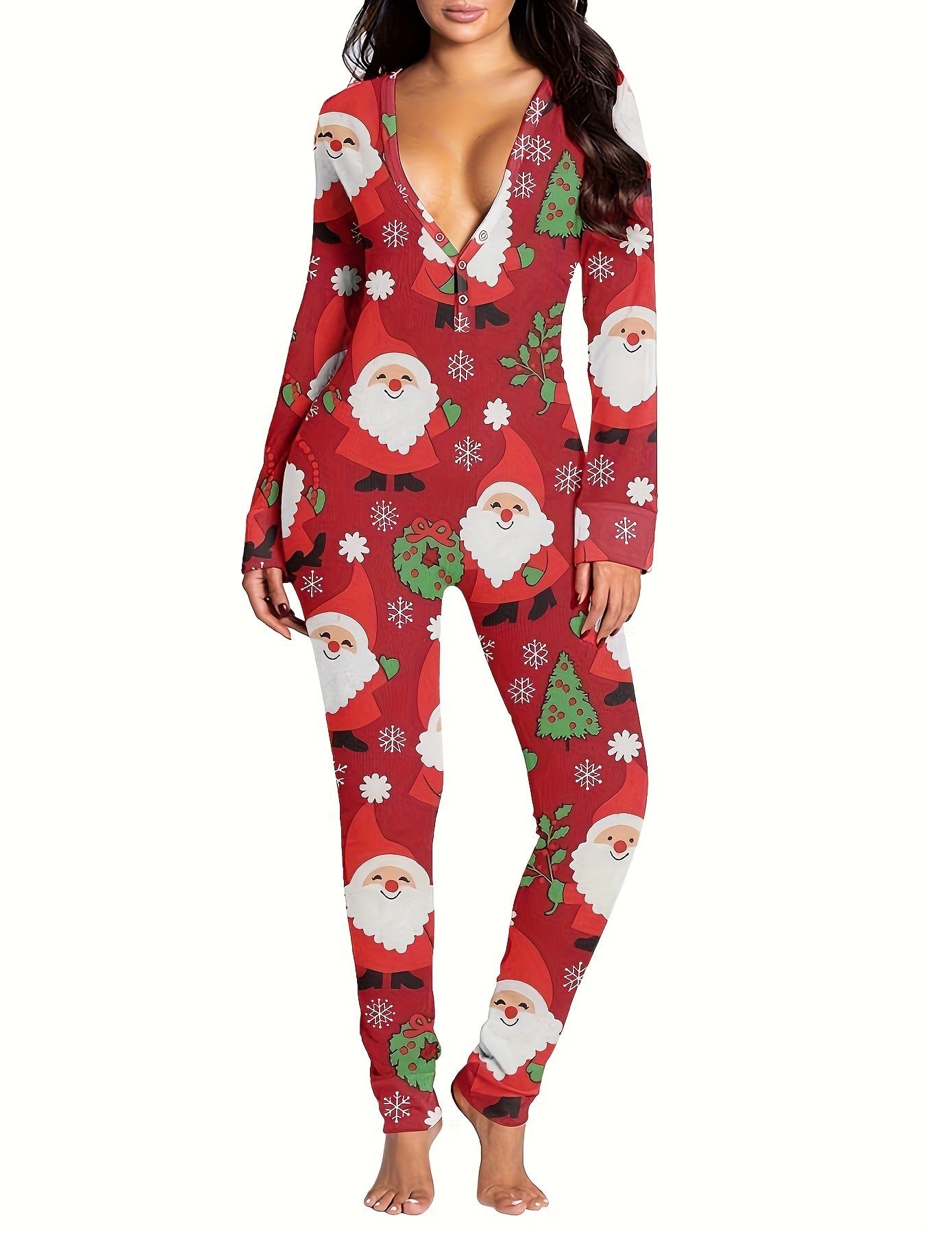 Combinaison Pyjama Noel Femme